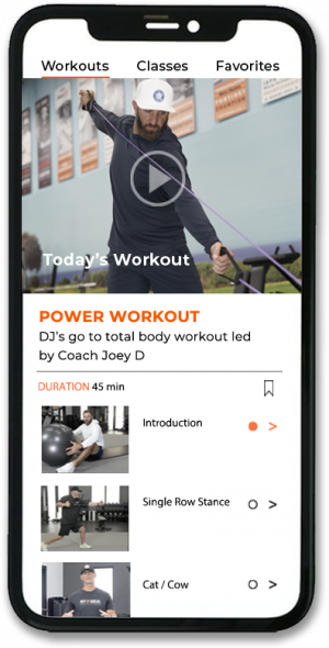 iPhone app for golf fitness